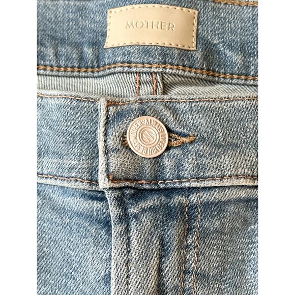 Mother Nice Shot Dutchie Ankle Distressed Jeans Size 30 - Picture 7 of 8